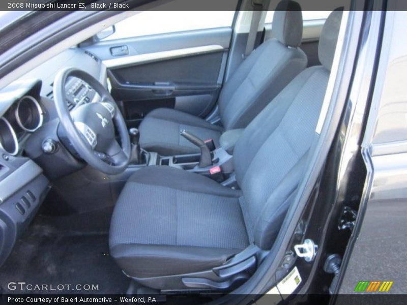 Black / Black 2008 Mitsubishi Lancer ES