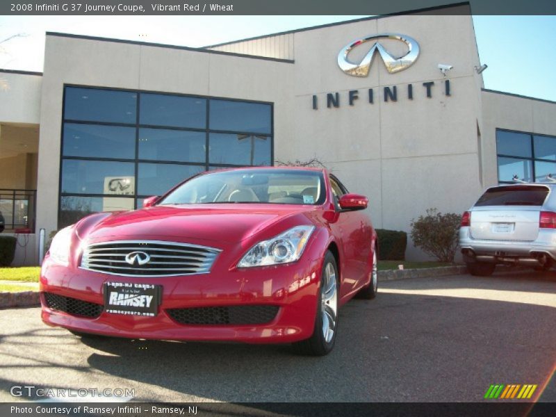 Vibrant Red / Wheat 2008 Infiniti G 37 Journey Coupe
