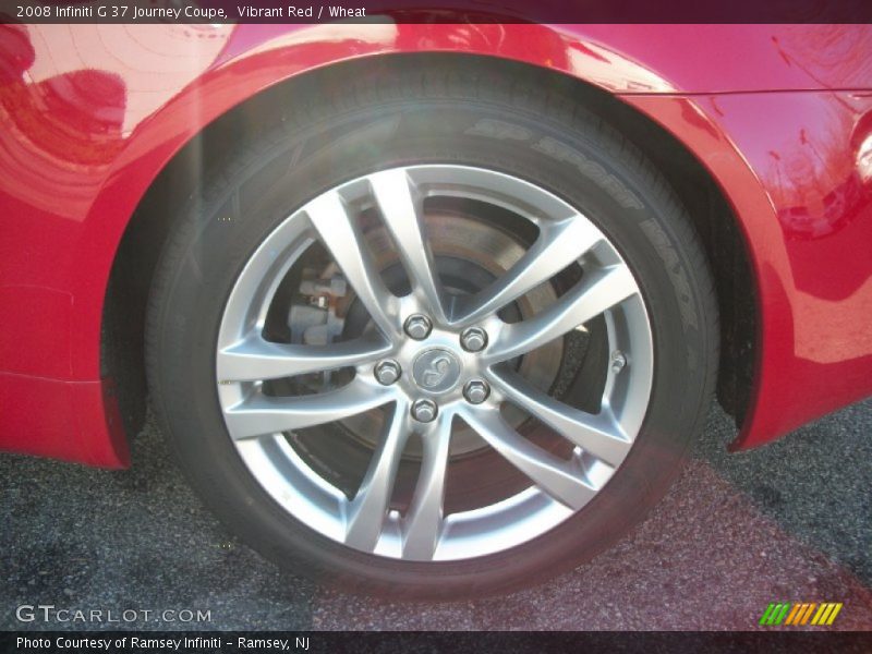 Vibrant Red / Wheat 2008 Infiniti G 37 Journey Coupe