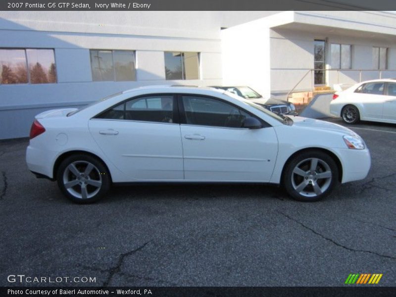 Ivory White / Ebony 2007 Pontiac G6 GTP Sedan