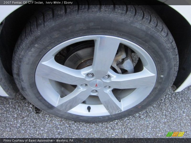 Ivory White / Ebony 2007 Pontiac G6 GTP Sedan
