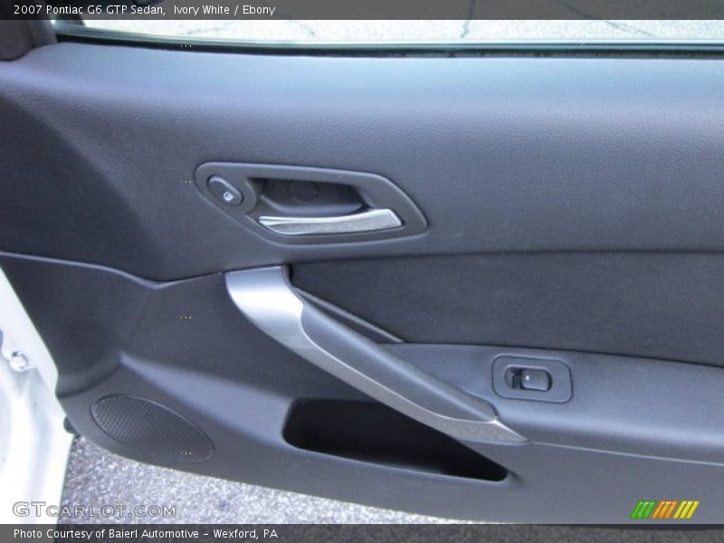Ivory White / Ebony 2007 Pontiac G6 GTP Sedan