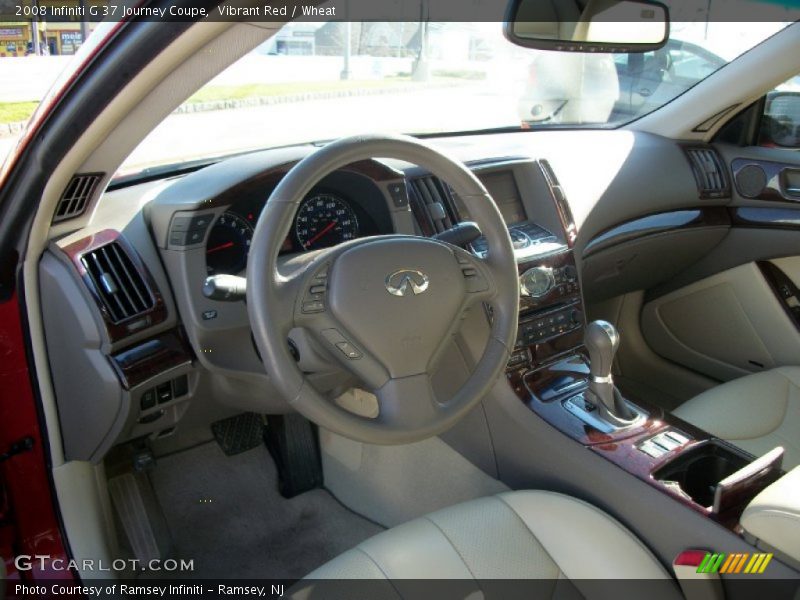 Vibrant Red / Wheat 2008 Infiniti G 37 Journey Coupe