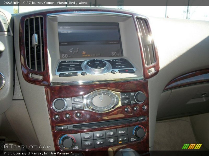 Vibrant Red / Wheat 2008 Infiniti G 37 Journey Coupe