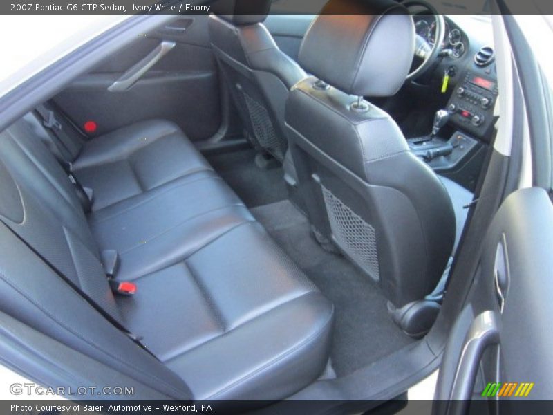 Ivory White / Ebony 2007 Pontiac G6 GTP Sedan