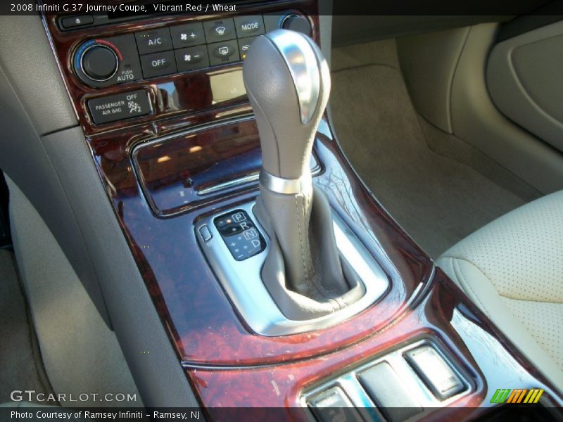 Vibrant Red / Wheat 2008 Infiniti G 37 Journey Coupe