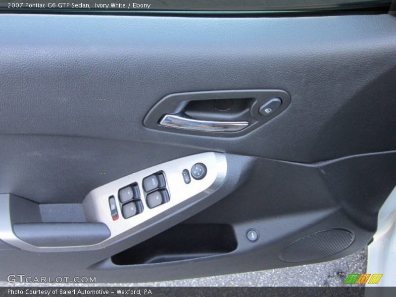 Ivory White / Ebony 2007 Pontiac G6 GTP Sedan
