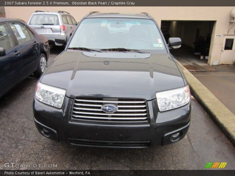 Obsidian Black Pearl / Graphite Gray 2007 Subaru Forester 2.5 X Premium