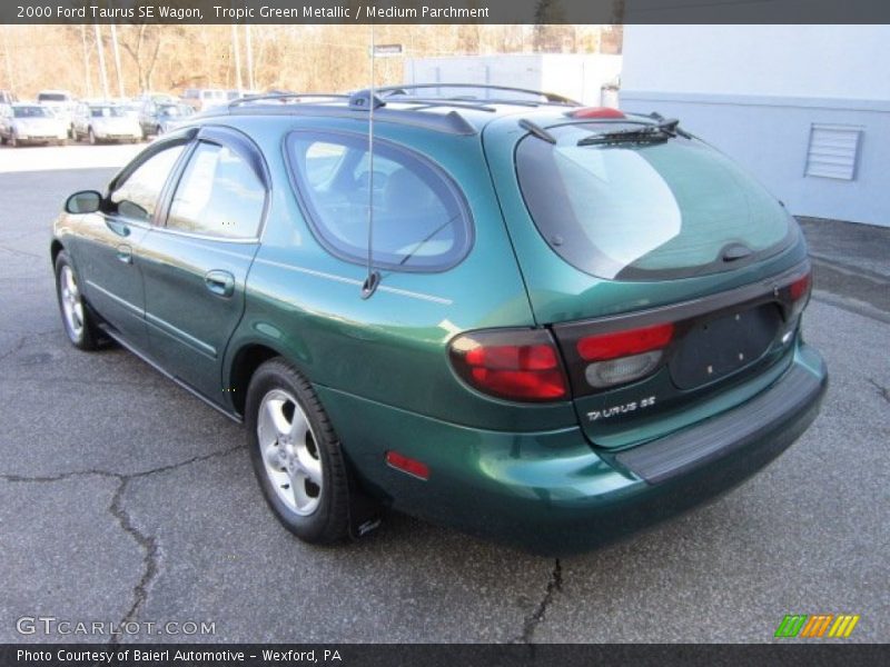 Tropic Green Metallic / Medium Parchment 2000 Ford Taurus SE Wagon