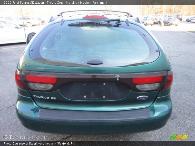 Tropic Green Metallic / Medium Parchment 2000 Ford Taurus SE Wagon