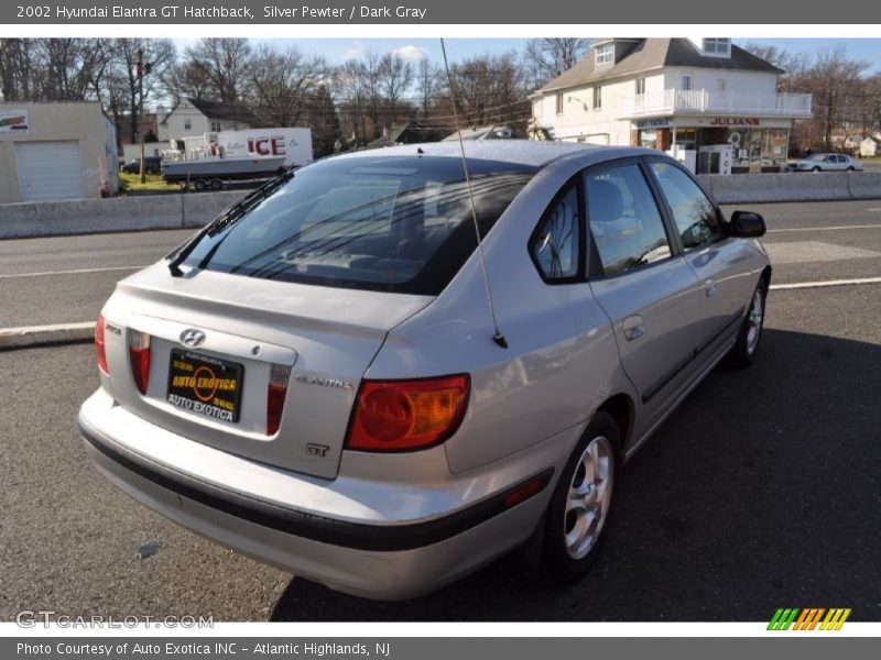 Silver Pewter / Dark Gray 2002 Hyundai Elantra GT Hatchback