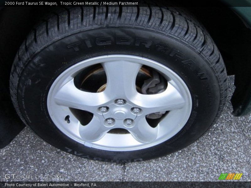 Tropic Green Metallic / Medium Parchment 2000 Ford Taurus SE Wagon