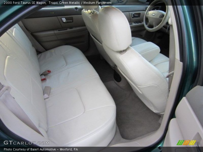 Tropic Green Metallic / Medium Parchment 2000 Ford Taurus SE Wagon
