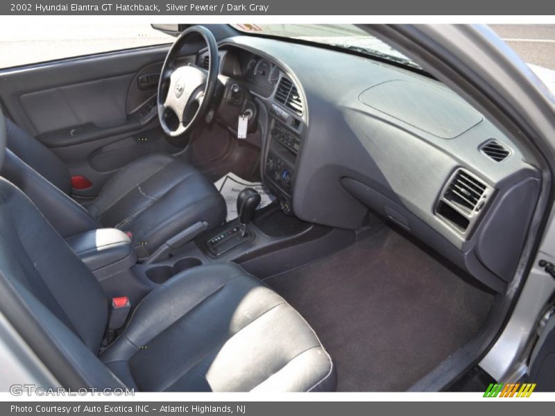 Silver Pewter / Dark Gray 2002 Hyundai Elantra GT Hatchback