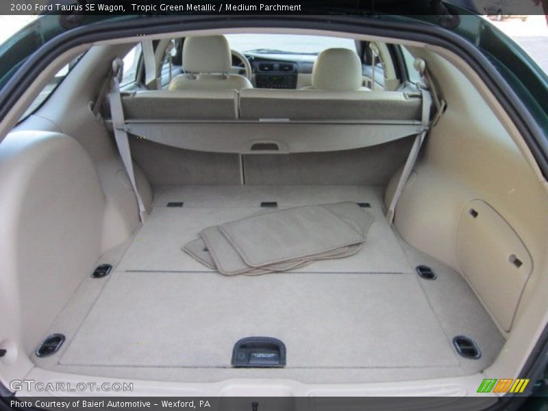 Tropic Green Metallic / Medium Parchment 2000 Ford Taurus SE Wagon