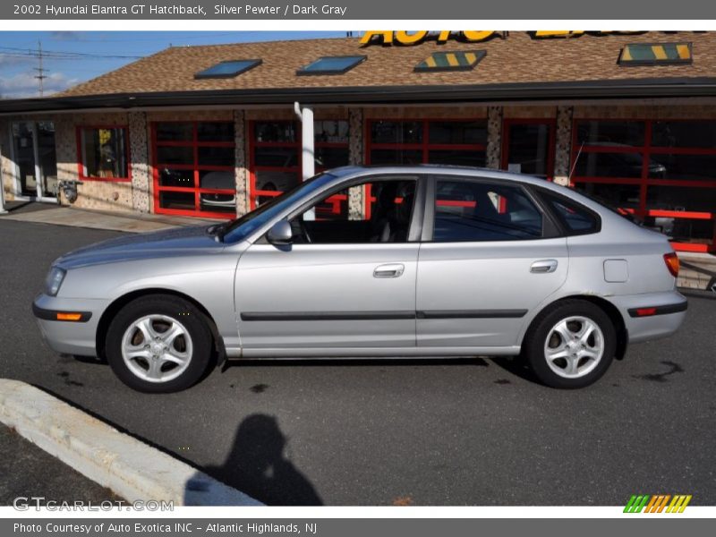 Silver Pewter / Dark Gray 2002 Hyundai Elantra GT Hatchback