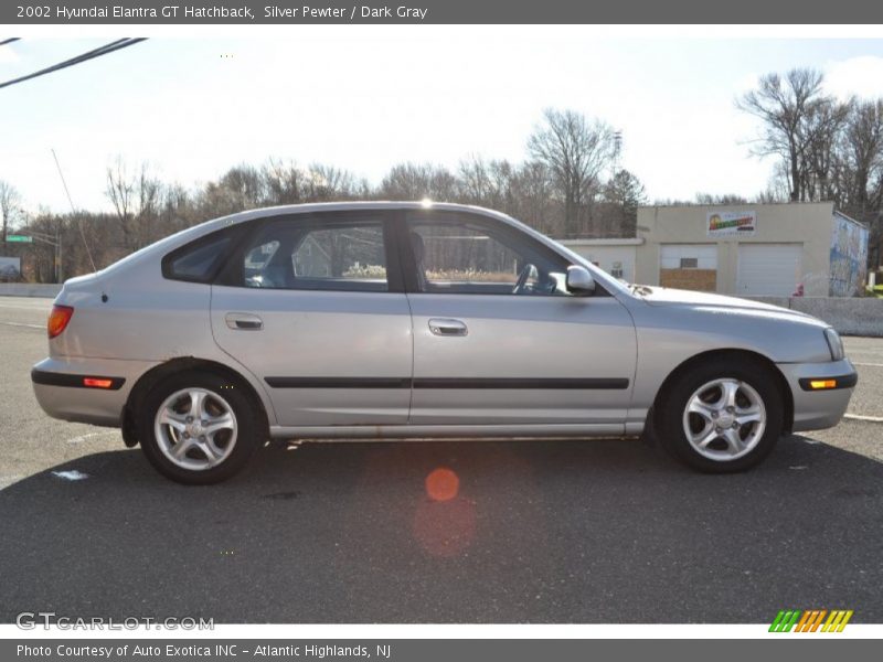 Silver Pewter / Dark Gray 2002 Hyundai Elantra GT Hatchback