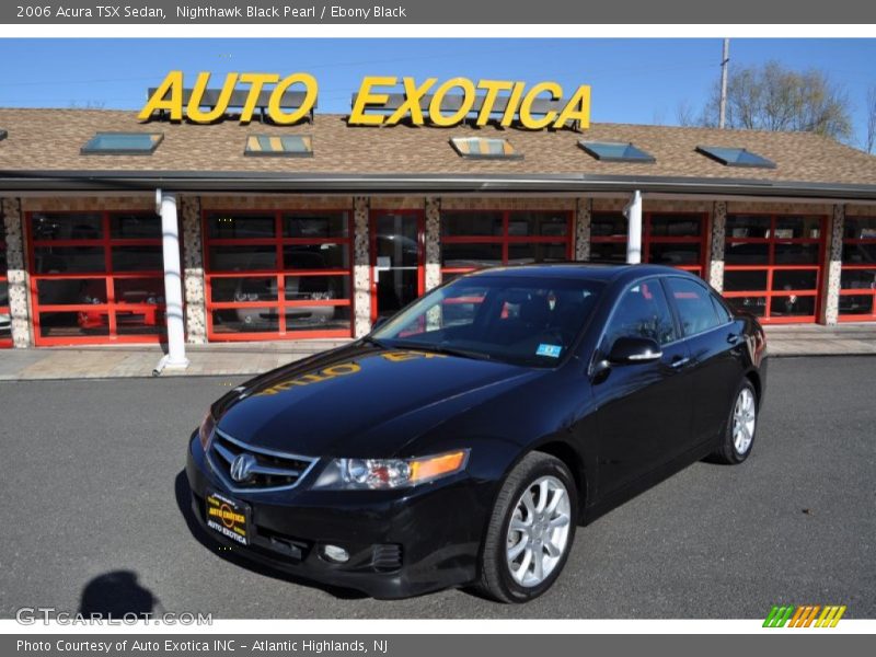 Nighthawk Black Pearl / Ebony Black 2006 Acura TSX Sedan