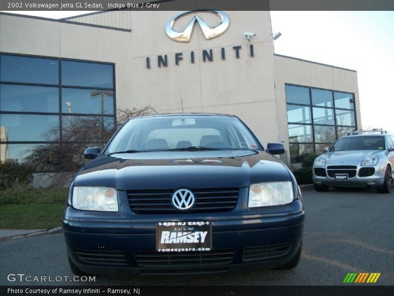 Indigo Blue / Grey 2002 Volkswagen Jetta GL Sedan