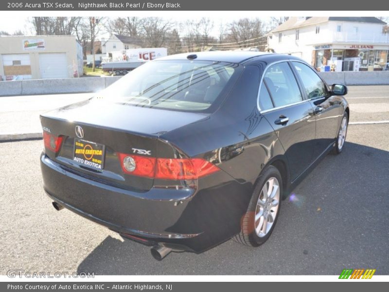 Nighthawk Black Pearl / Ebony Black 2006 Acura TSX Sedan