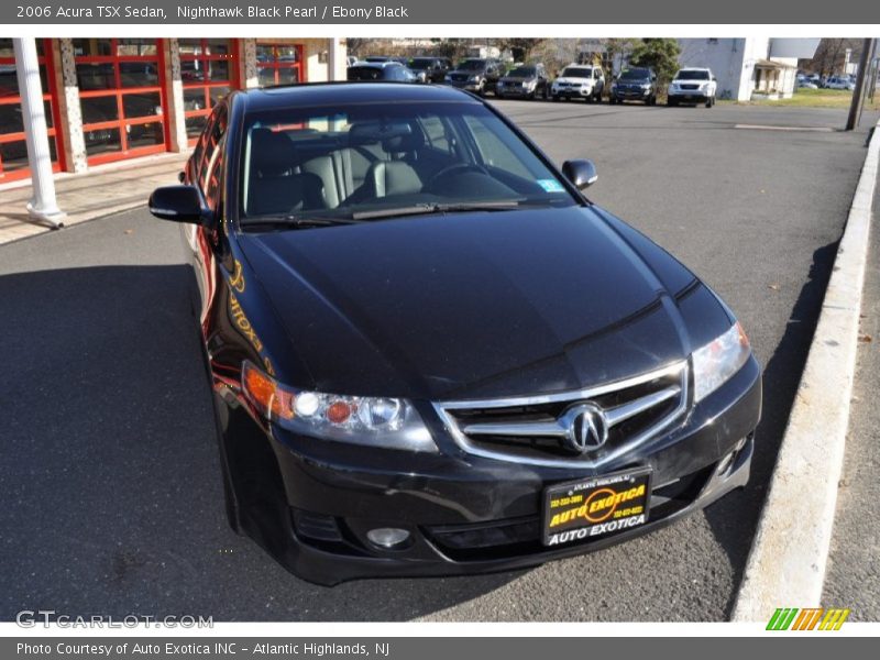 Nighthawk Black Pearl / Ebony Black 2006 Acura TSX Sedan