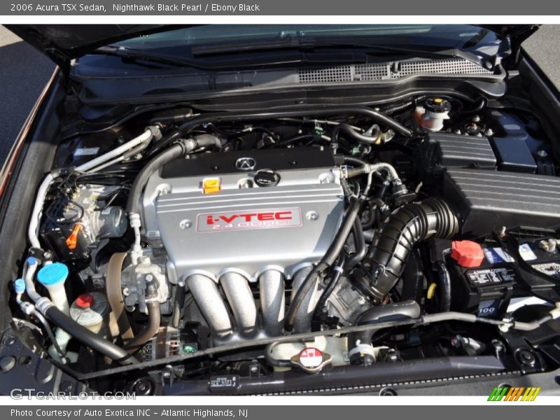 Nighthawk Black Pearl / Ebony Black 2006 Acura TSX Sedan
