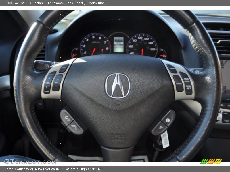Nighthawk Black Pearl / Ebony Black 2006 Acura TSX Sedan