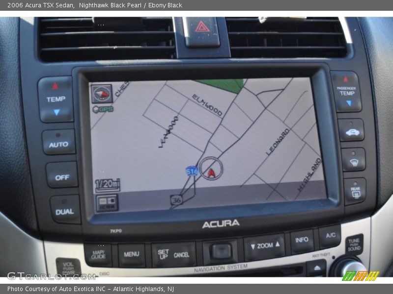 Nighthawk Black Pearl / Ebony Black 2006 Acura TSX Sedan