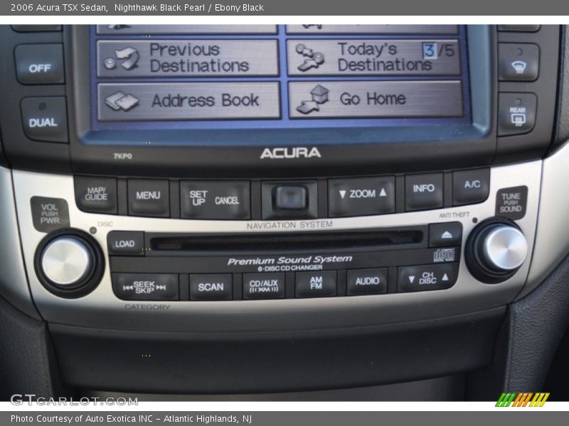 Nighthawk Black Pearl / Ebony Black 2006 Acura TSX Sedan