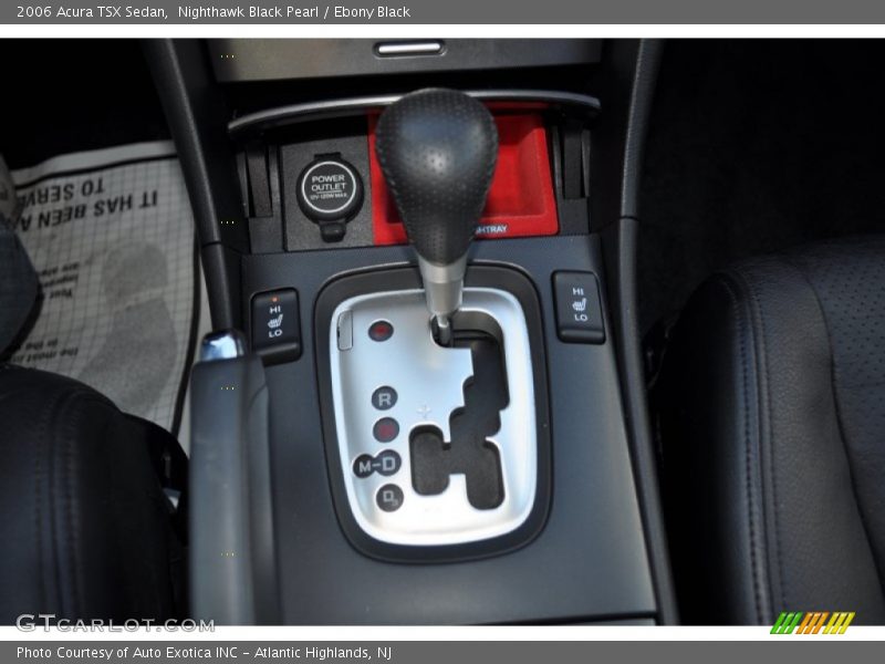 Nighthawk Black Pearl / Ebony Black 2006 Acura TSX Sedan