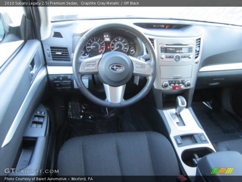 Graphite Gray Metallic / Off Black 2010 Subaru Legacy 2.5i Premium Sedan