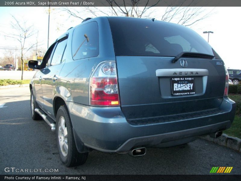 Sage Brush Green Pearl / Ebony 2006 Acura MDX