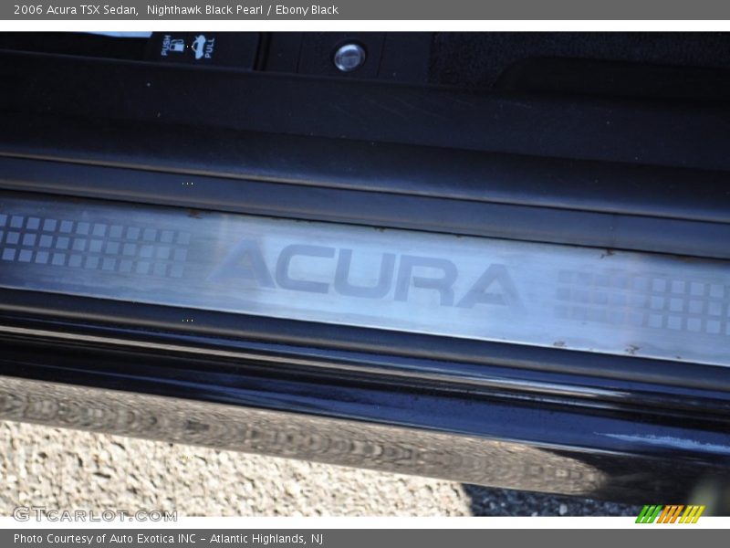 Nighthawk Black Pearl / Ebony Black 2006 Acura TSX Sedan