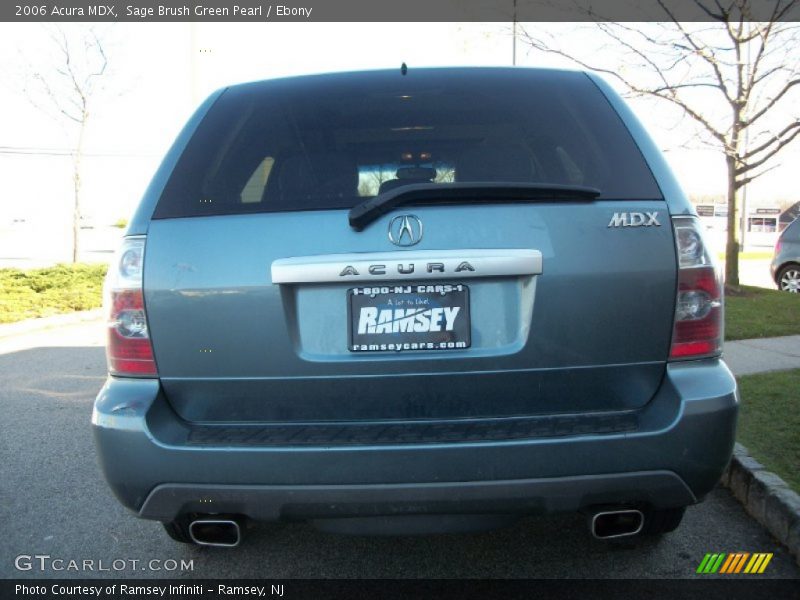 Sage Brush Green Pearl / Ebony 2006 Acura MDX