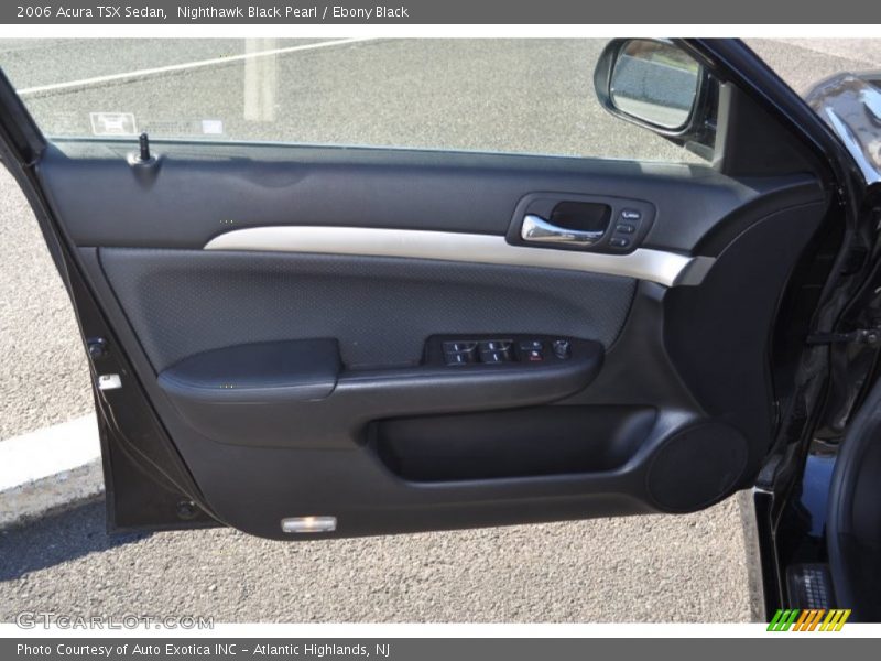 Nighthawk Black Pearl / Ebony Black 2006 Acura TSX Sedan