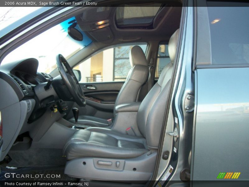 Sage Brush Green Pearl / Ebony 2006 Acura MDX