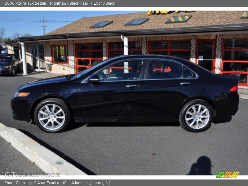 Nighthawk Black Pearl / Ebony Black 2006 Acura TSX Sedan