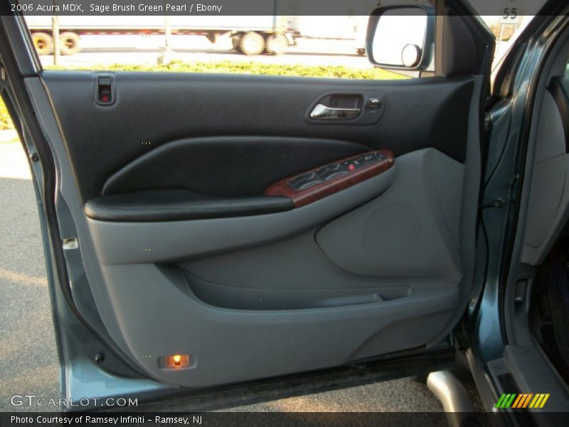 Sage Brush Green Pearl / Ebony 2006 Acura MDX