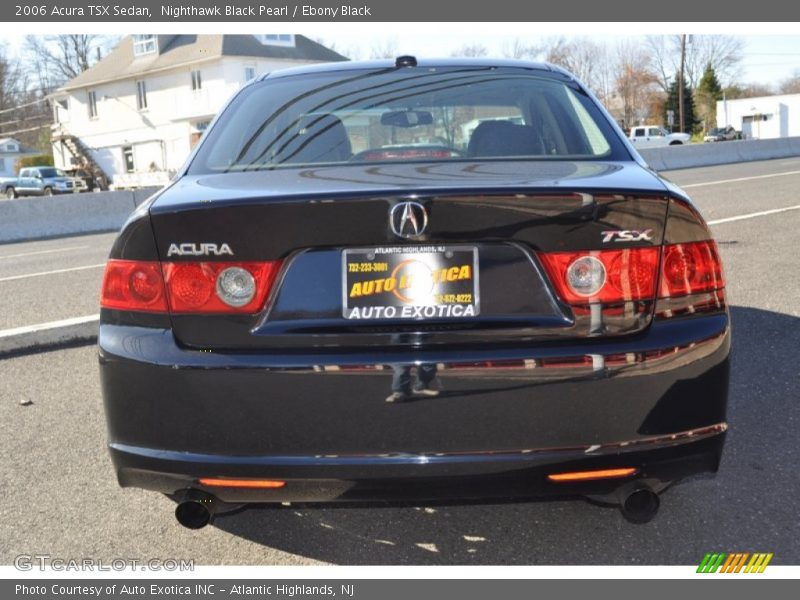 Nighthawk Black Pearl / Ebony Black 2006 Acura TSX Sedan