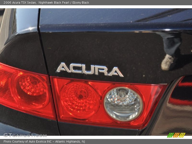 Nighthawk Black Pearl / Ebony Black 2006 Acura TSX Sedan