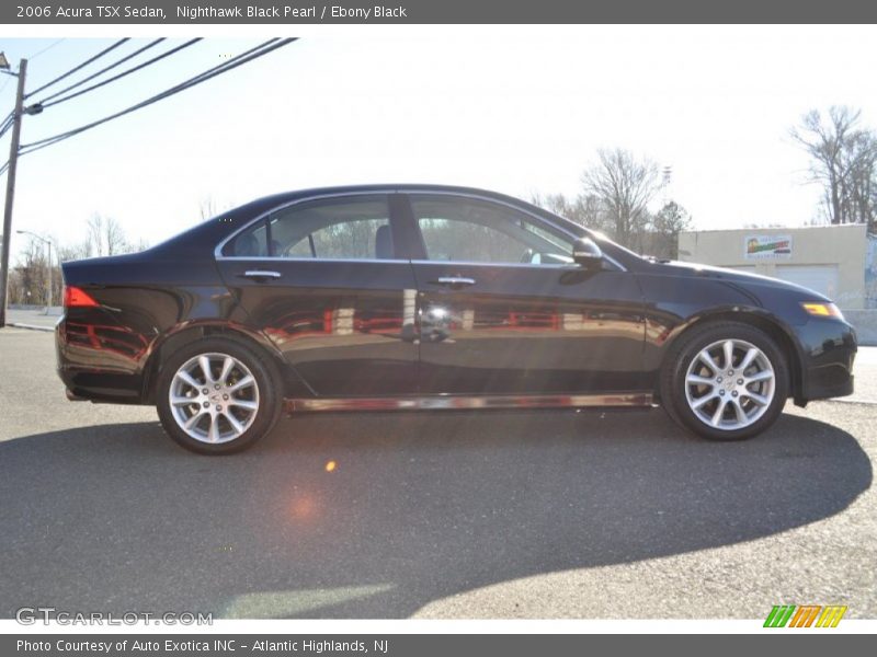 Nighthawk Black Pearl / Ebony Black 2006 Acura TSX Sedan