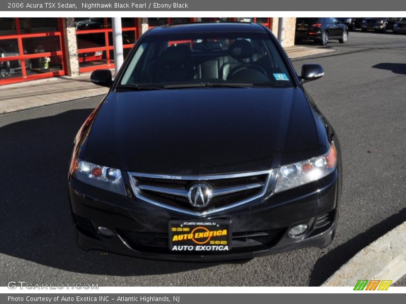 Nighthawk Black Pearl / Ebony Black 2006 Acura TSX Sedan