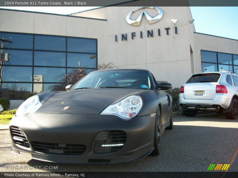 Black / Black 2004 Porsche 911 Turbo Coupe