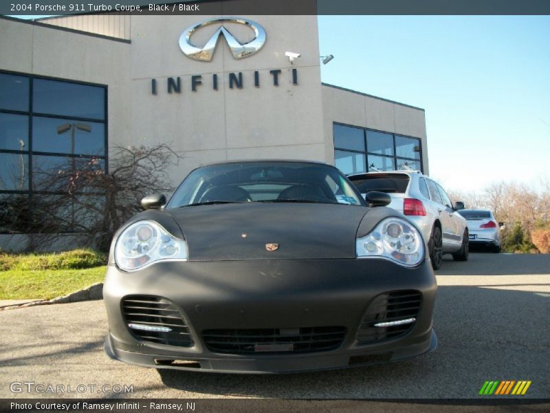 Black / Black 2004 Porsche 911 Turbo Coupe