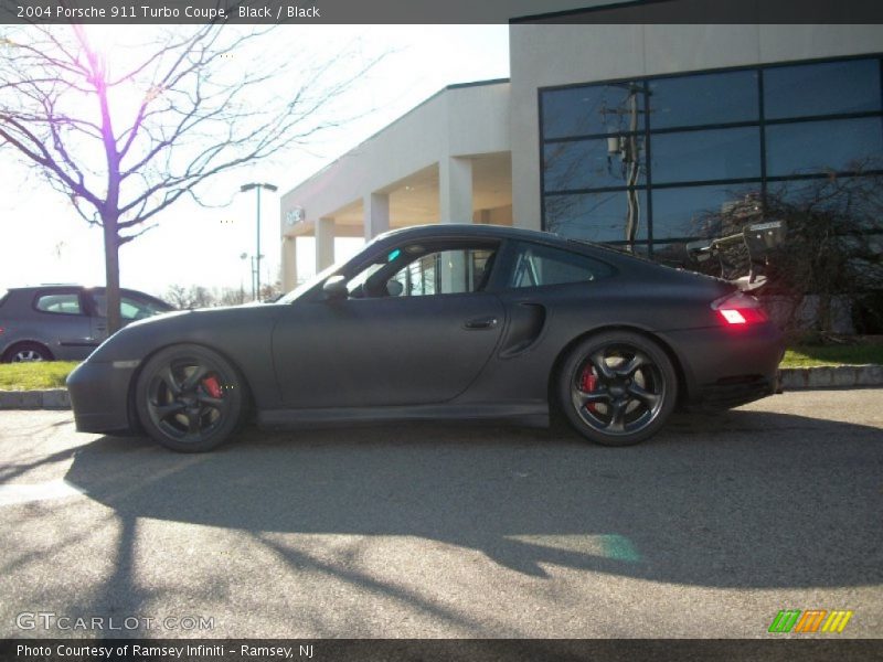 Black / Black 2004 Porsche 911 Turbo Coupe
