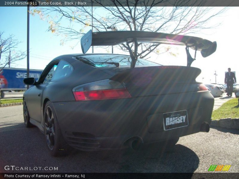 Black / Black 2004 Porsche 911 Turbo Coupe