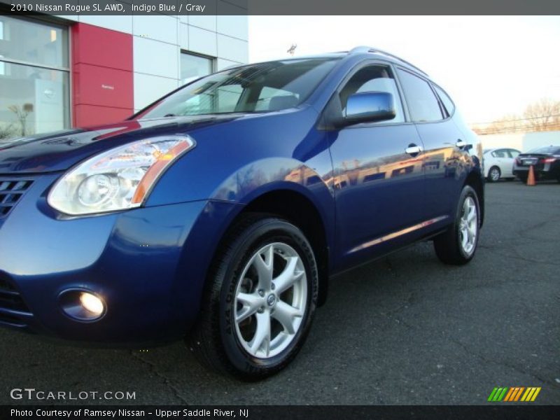 Indigo Blue / Gray 2010 Nissan Rogue SL AWD
