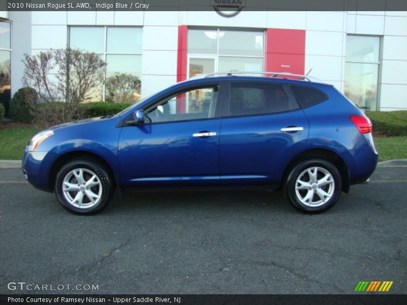 Indigo Blue / Gray 2010 Nissan Rogue SL AWD