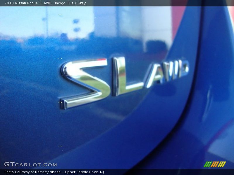 Indigo Blue / Gray 2010 Nissan Rogue SL AWD