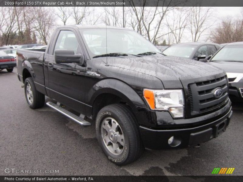 Front 3/4 View of 2009 F150 STX Regular Cab 4x4